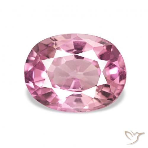 1.40ct Жевательная резинка розовый Турмалин, Овал, Чистота VVS