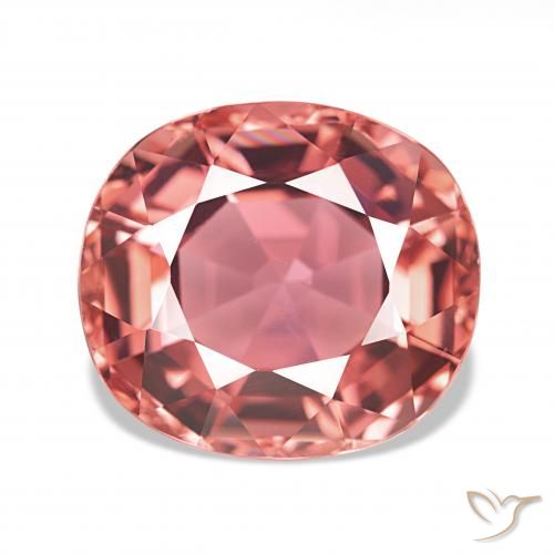 6.31ct Темно-розовый Турмалин, Подушка, Чистота VVS