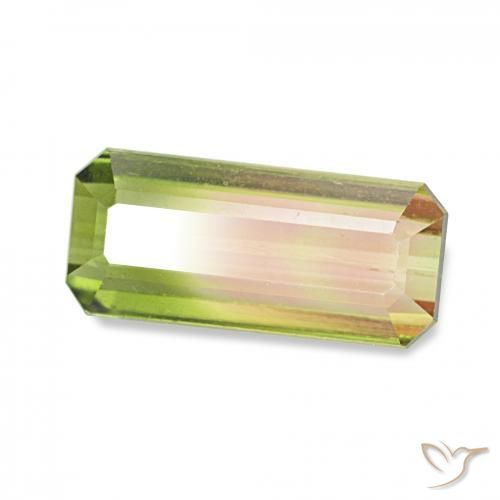 1.53 карата, натуральный Арбузный Турмалин, Октагон / Изумрудная Огранка, Чистота VS