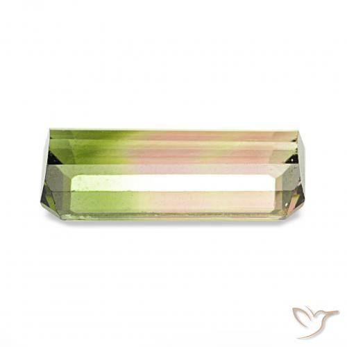 1.53 карата, натуральный Арбузный Турмалин, Октагон / Изумрудная Огранка, Чистота VS