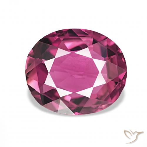 1.95ct Средний фиолетовый Турмалин, Овал, Чистота VVS