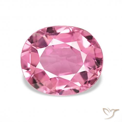 1.54ct Ярко-розовый Турмалин, Овал, VVS-VS