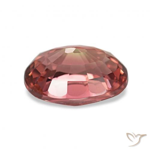 1.60 карата, натуральный Многоцветный Турмалин, Овал, Чистота VVS