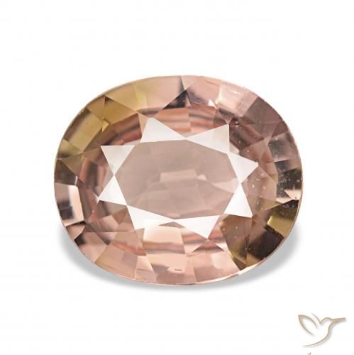 1.63 карата, натуральный Божья коровка красный Турмалин, Овал, VVS-VS