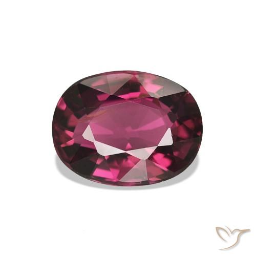 1.45ct Medium Dark-Purple Турмалин, Овал, Чистота VS
