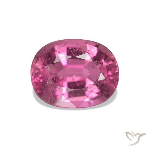 1.48ct Розовато-пурпурный Турмалин, Овал, VS-SI