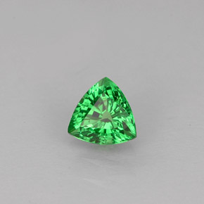 Натуральный зелёный цаворит 0,41 карата триллион, чистота VS