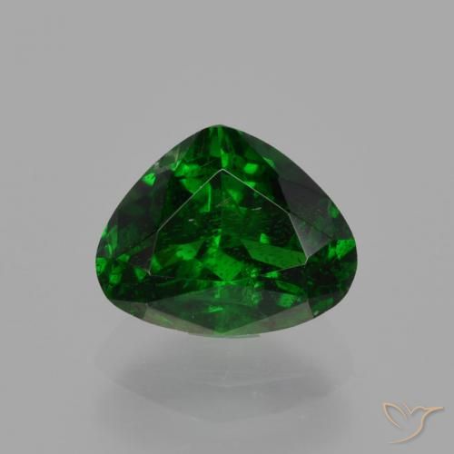 1.31ct Натуральный Травянисто-зелёный Цаворит Гранат, Форма груши, SI