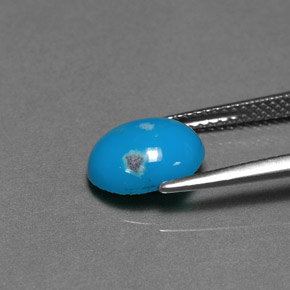 1.94 карата, натуральный Синий / Голубой Бирюзовый, Огранка Овал, Непрозрачный