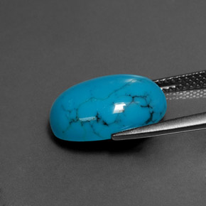 4.15 карата, натуральный Синий / Голубой Бирюзовый, Огранка Овал, Непрозрачный