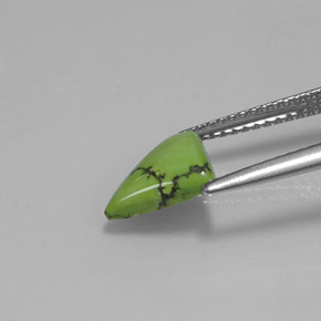 1.07 карата, натуральный Желто-зеленый Бирюзовый, Триллион, Непрозрачный