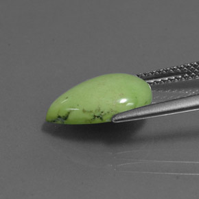 2.69 карата, натуральный Желто-зеленый Бирюзовый, Форма груши, Непрозрачный