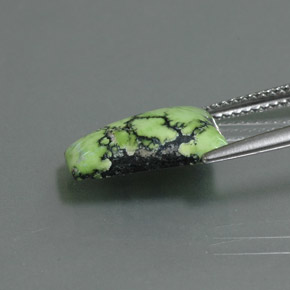 3.45 карата, натуральный Желто-зеленый Бирюзовый, Необычная форма, Непрозрачный