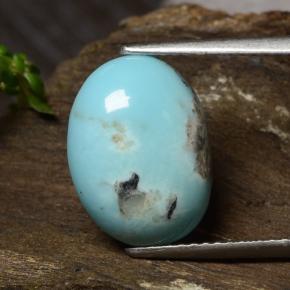 4.19 карата, натуральный Синий / Голубой Бирюзовый, Огранка Овал, Непрозрачный