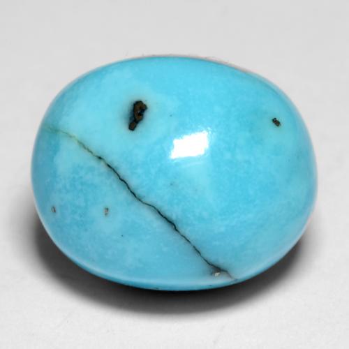 8.35 карата, натуральный Голубовато-зеленый Бирюзовый, Огранка Овал, Непрозрачный