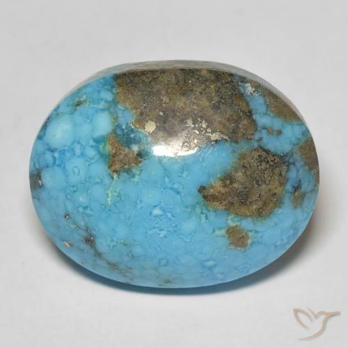 21.38ct Натуральный Зеленовато-синий Бирюзовый, Овал, Непрозрачный