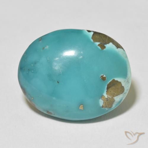 23.00ct Натуральный Средний голубовато-зеленый Бирюзовый, Овал, Непрозрачный