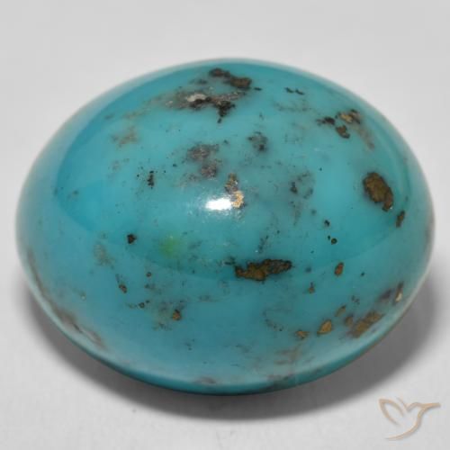 39.89ct Натуральный Средний зеленовато-синий Бирюзовый, Овал, Непрозрачный