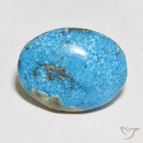 20.57ct Натуральный Зеленовато-синий Бирюзовый, Овал, Непрозрачный