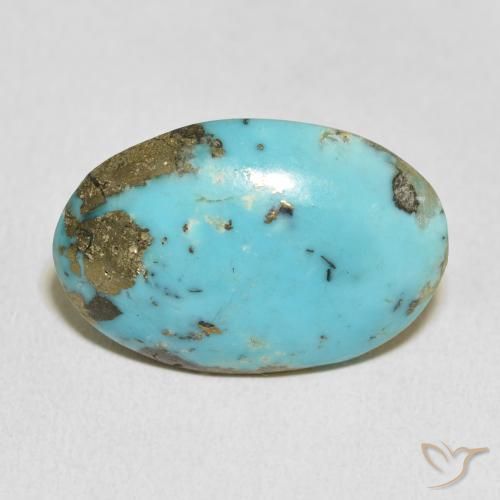 21.83ct Натуральный Зеленовато-синий Бирюзовый, Овал, Непрозрачный