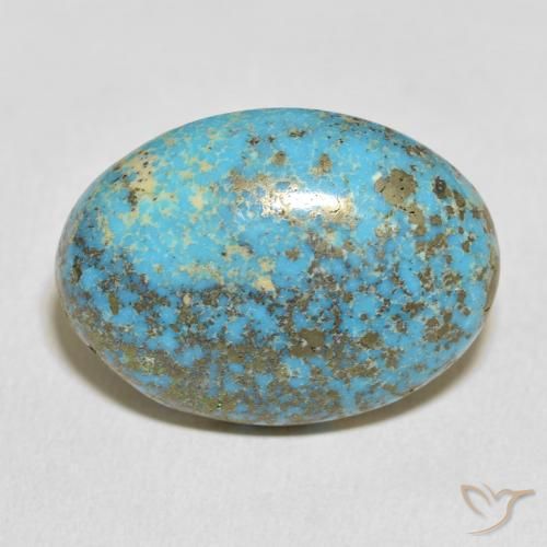 31.32ct Натуральный Зеленовато-синий Бирюзовый, Овал, Непрозрачный