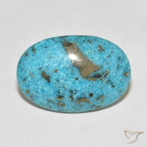 23.63ct Натуральный Зеленовато-синий Бирюзовый, Овал, Непрозрачный