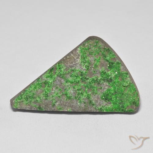 54.05ct Натуральный Лаймово-зеленый Уваровит Гранат Друзи, причудливая, Непрозрачный