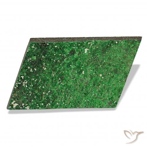 48.90 карата, натуральный Deep Earthy Green Уваровит Гранат Друзи, причудливая, Непрозрачный