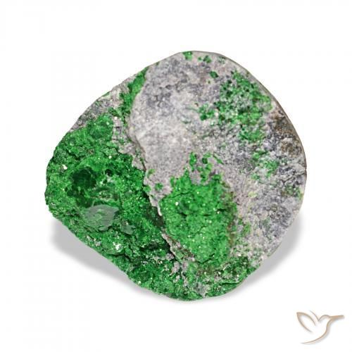 10.13 карата, натуральный Deep Earthy Green Уваровит Гранат Друзи, причудливая, Непрозрачный