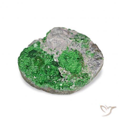10.13 карата, натуральный Deep Earthy Green Уваровит Гранат Друзи, причудливая, Непрозрачный