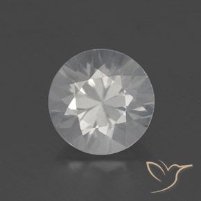 1.90ct Натуральный Белый Циркон, Круглый, Чистота VS