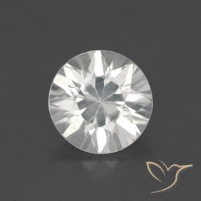 1.83ct Натуральный Белый Циркон, Круглый, Чистота VS