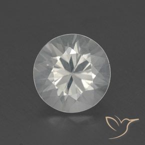 1.92ct Натуральный Белый Циркон, Круглый, Чистота VS
