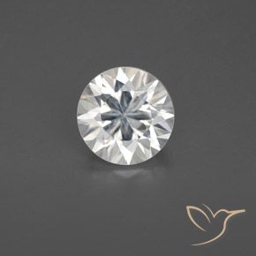 1.68ct Натуральный Белый Циркон, Круглый, Чистота VS