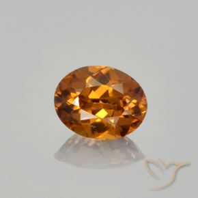 1.35ct Натуральный Коричневый Циркон, Овал, Чистота VVS