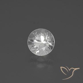 1.95ct Натуральный Белый Циркон, Круглый, VVS-VS