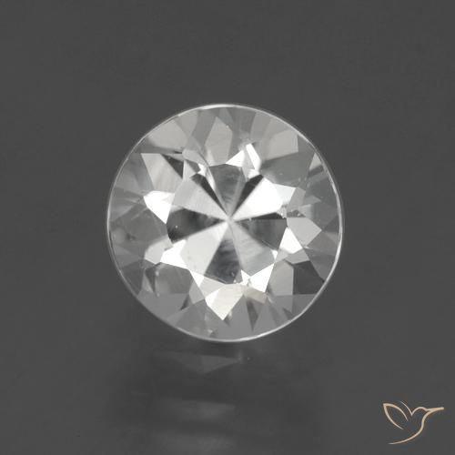 1.80ct Натуральный Ясно Белый Циркон, Круглый, Чистота VS