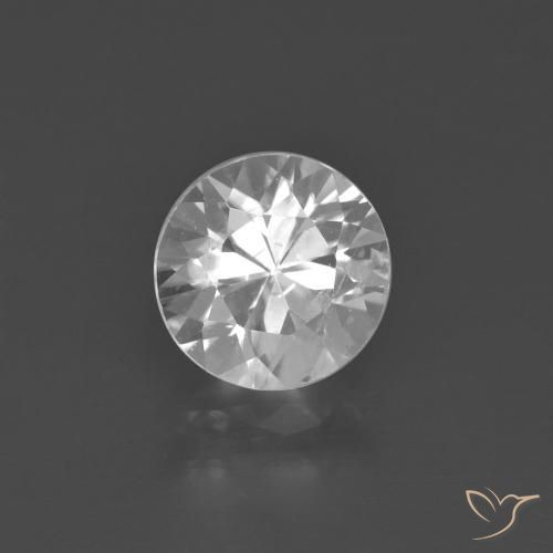 1.85ct Натуральный Белый Циркон, Круглый, Чистота VS