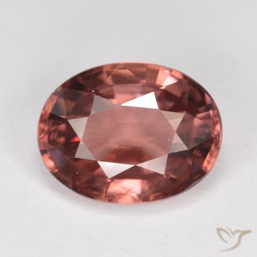 2.77ct Натуральный Красное вино Циркон, Овал, Чистота VS