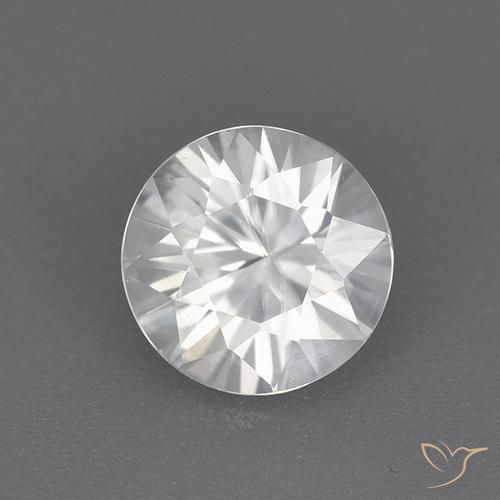 1.76ct Натуральный Белый Циркон, Круглый, Чистота VVS