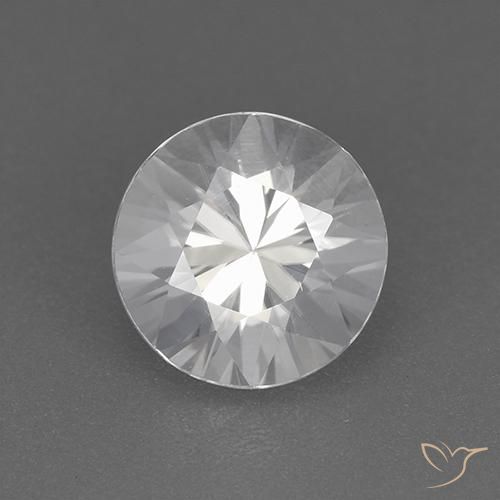 1.85ct Натуральный Белый Циркон, Круглый, Чистота VVS