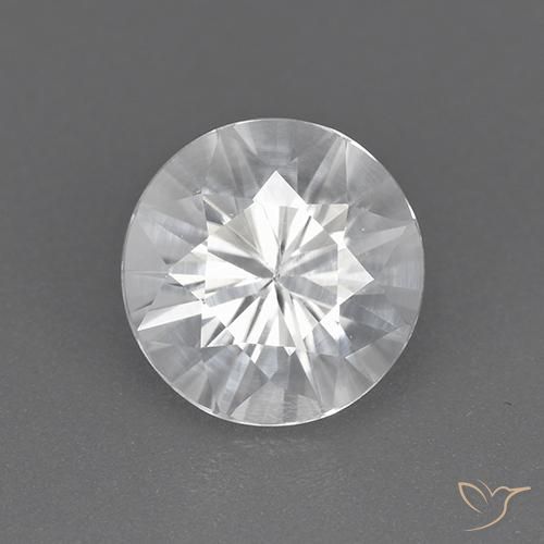 1.85ct Натуральный Белый Циркон, Круглый, Чистота VVS