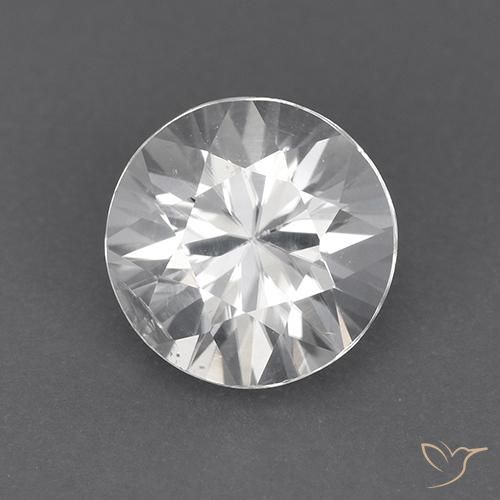 1.84ct Натуральный Белый Циркон, Круглый, VVS-VS