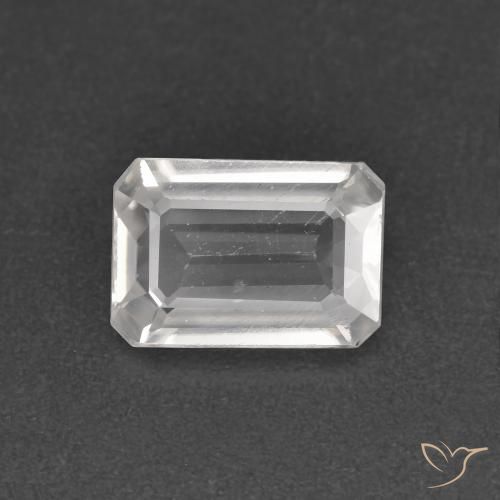 1.22ct Натуральный Ясно Белый Циркон, Изумрудная огранка, Чистота VS