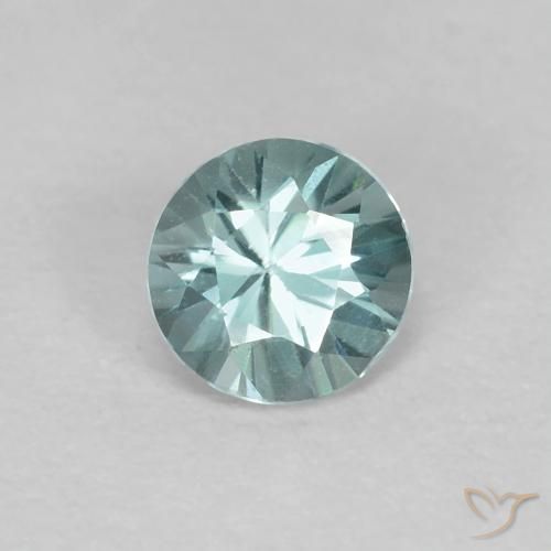 3,63-каратный сине-зеленый драгоценный камень циркон