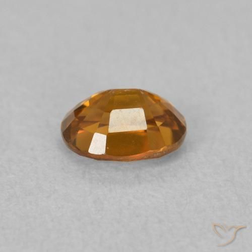 0.65 карата, натуральный Средний апельсин Циркон, Овал, Чистота VVS